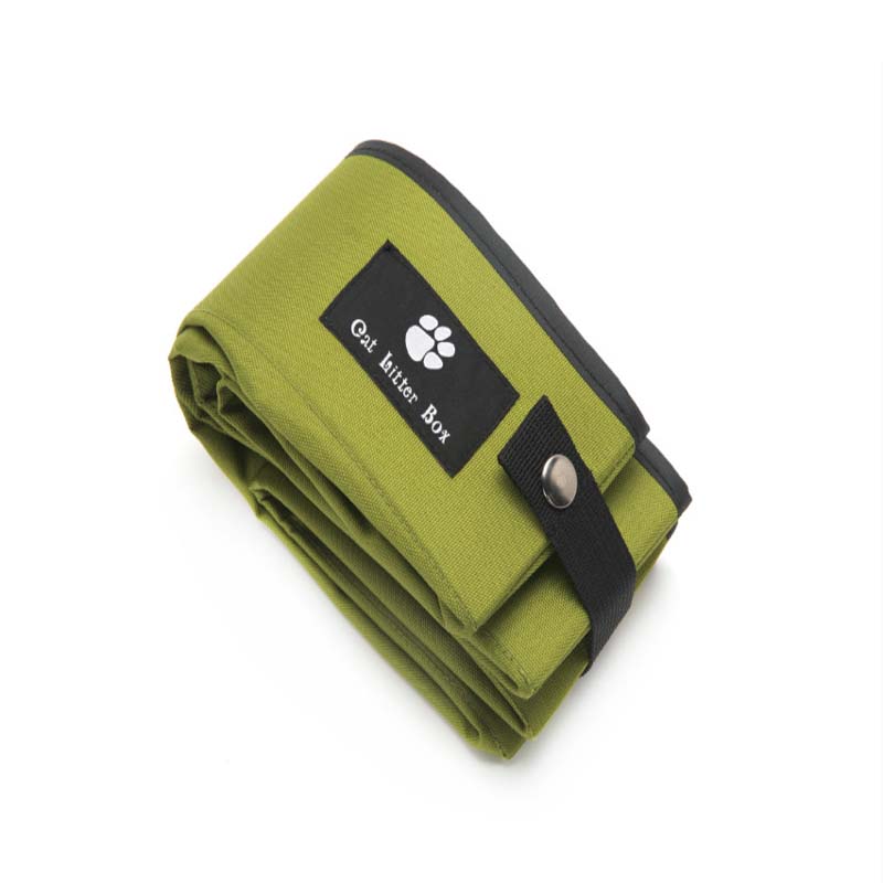 Travel cat litter box in large 45x35cm size for camping trips