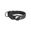 AirTag dog collar in grass green with durable nylon strap
