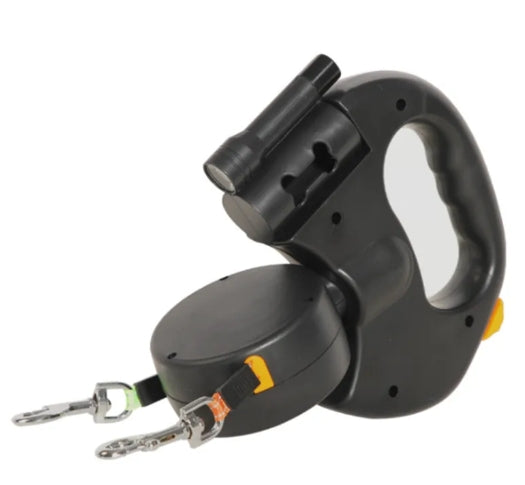 Retractable Dog Leash with LED Light – Heavy Duty Bungee Trail Leash