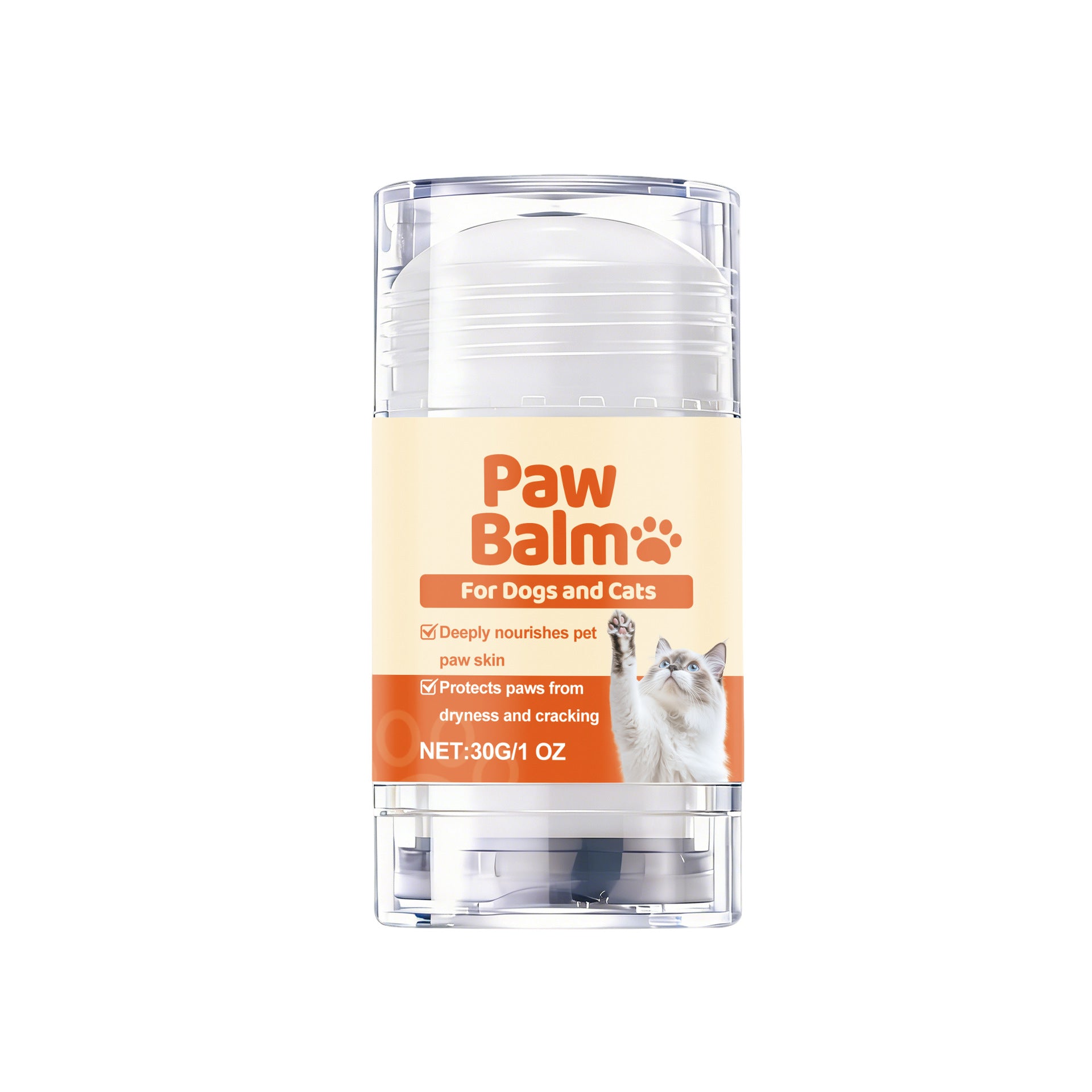 Paw protection balm for active hiking dogs with cracked dry pads