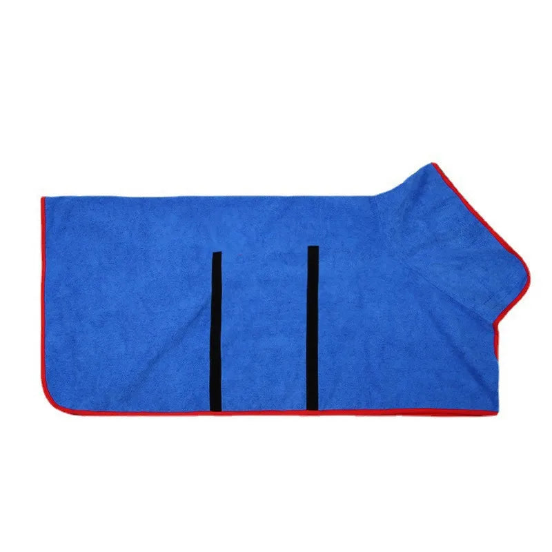 Dog Drying Robe – Microfibre Absorbent Post-Bath & Post-Swim Towel Robe